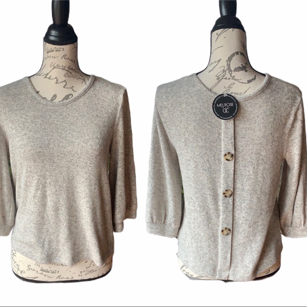 final touch back detail sweater